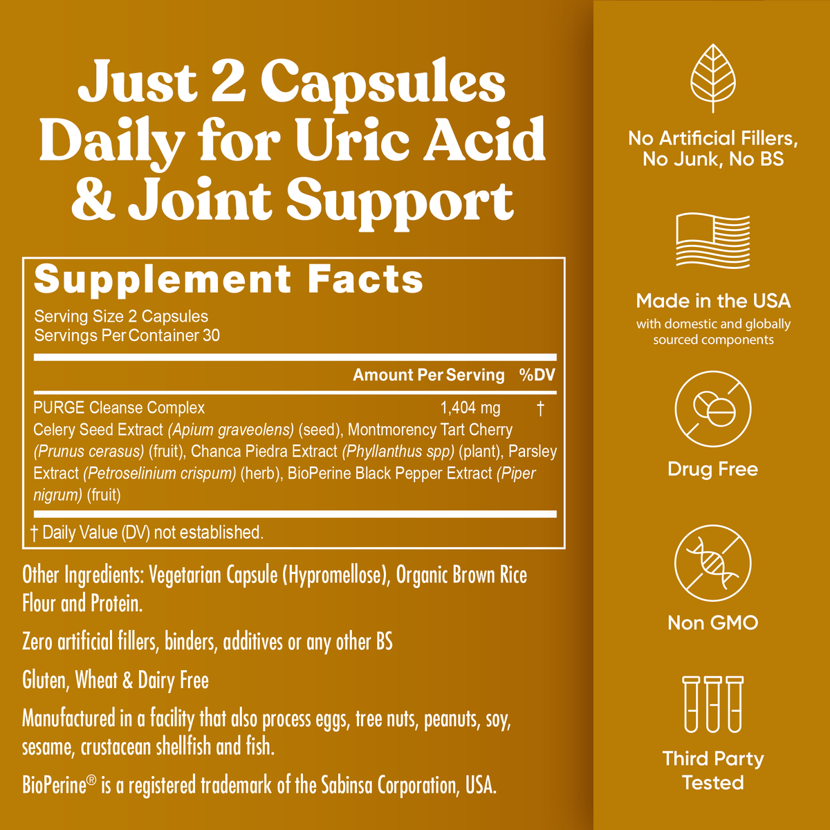 Vytl PURGE Uric Acid Cleanse & joint health